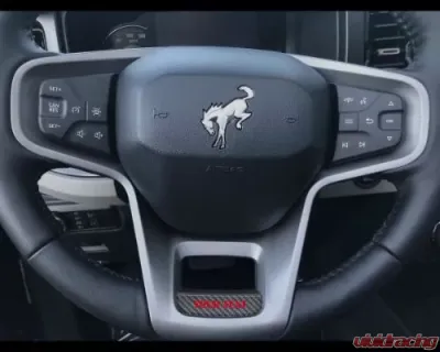 Tufskinz Steering Wheel Accent Overlay Ford Bronco 2021-2023 - BRO037-ABE- 029-G